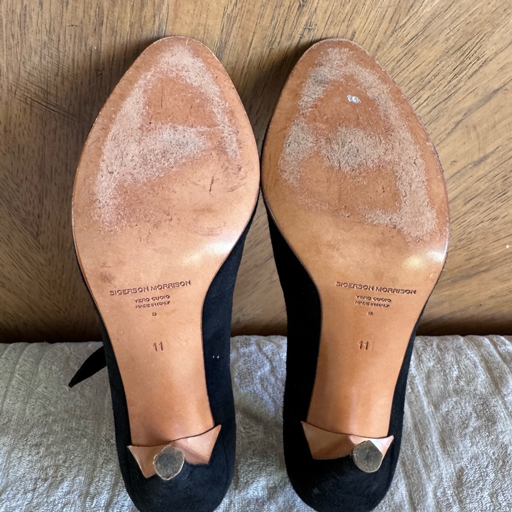 Sigerson Morrison Black Heels - Picture 7 of 11